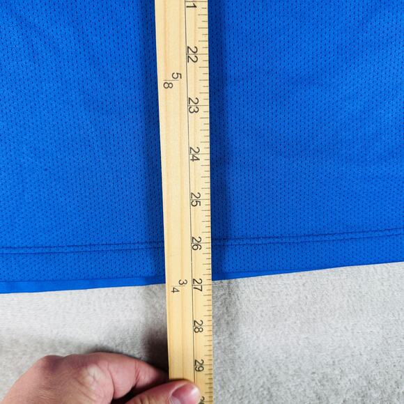 Nike Pro Combat Shirt Men's Large Blue Dri-Fit Compression Activewear Sports - Picture 10 of 11